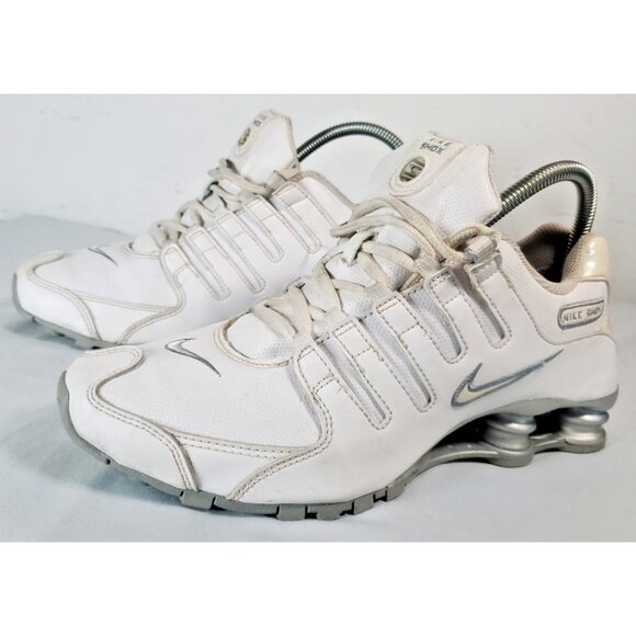 Nike Shox 366571-111 White Running Gym Shoes Women's Size US 8.5 - Picture 4 of 16